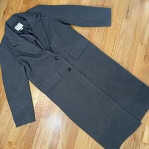 Faux Wool Topcoat in Charcoal Black A New Day size SMALL NWOT
